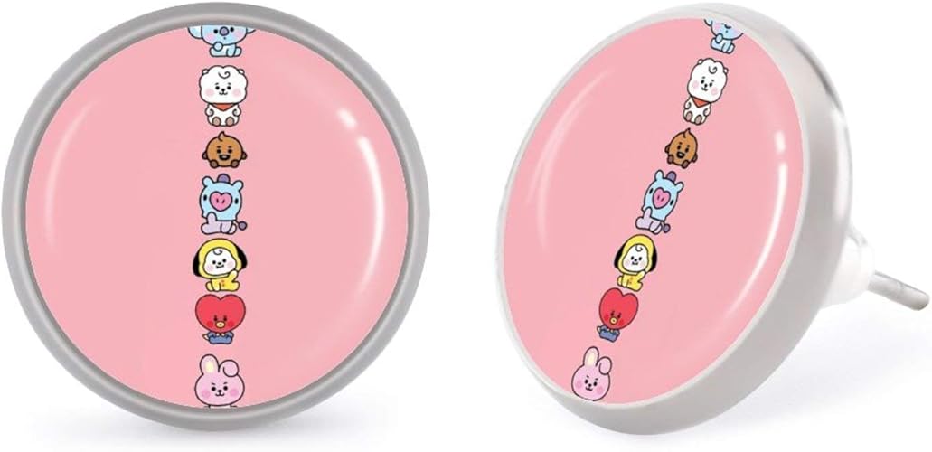 Amazon Bt21 イヤリング ピアス 耳飾り イヤリング 小物 アクセサリー ジュエリー プレゼント 人気 きらきら シンプル 上品 誕生日 プレゼント レディース 合金 女性 ピアス 通販