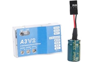 Vanttokeey RC Flight Controller, F50A 3 Axle Gyro A3 V2 Flight Controller System, One Key Auto Hover, Multi Mode, HV Support 