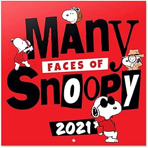 Amazon Com Grupo Erik Official Snoopy 21 Wall Calendar 11 8 X 11 8 Inches 12 Months Free Poster Included Family Planner Calendar 21 Office Products