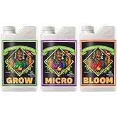 Advanced Nutrients pH Perfect Grow, Micro, Bloom 4L, 3-Part Base Nutrient, 4 Liters Each
