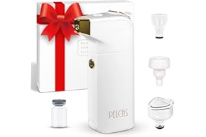 PELCAS Air Airbrush Makeup, Cordless Professional Airbrush Foundation Machine, Airbrush Compressor Set for Face at Home SPA(White)