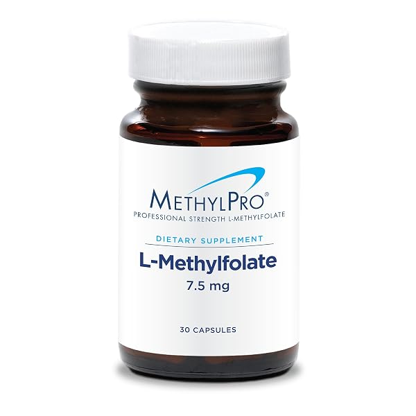 METHYLPRO L-METHYLFOLATE 7.5 MG – L METHYL FOLATE, METHYLFOLATE SUPPLEMENT FOR WOMEN & MEN, METHYLATED VITAMIN B9 (5-MTHF) FOR BRAIN HEALTH, FOCUS, CALM – 30 CAPSULES (PACK OF 1)