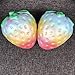 Rednow 1Pcs Rainbow Strawberry Squishy Super Jumbo Scented Slow Rising Rare Fun Toy (Multicolor)