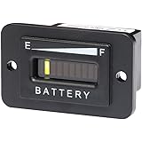 AIMILAR 36V Battery Indicator - 36 Volt LED Battery Gauge Meter for EZGO Golf Cart Trojan Batteries