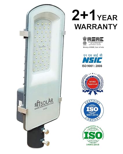 9-Watt Solar LED Street Light Luminary