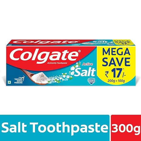 Colgate Toothpaste Active Salt - 300 g (Natural - Saver Pack)