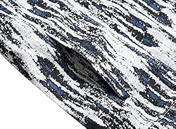 LAMKUKU Mens Denim Jacket Ripped Slim Jean Jacket