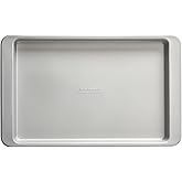 KitchenAid - Non Stick Aluminized Steel Baking Sheet, Scratch Resistant, Ideal for Baking (Silver, 10" x 15")