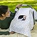 Summer Infant Muslin Little Looks Car Seat Cover, Arrow Stripe