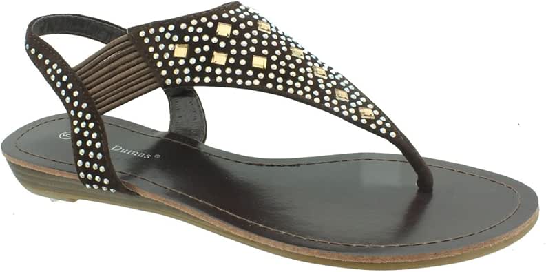 Amazon.com | Pierre Dumas Women's Austin-9 Fashion Sandals, Brown | Sandals