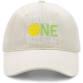Pickleball Hat with Gift Box - Pickleball Gifts for Men Women - Washed Adjustable Embroidered Baseball Cap