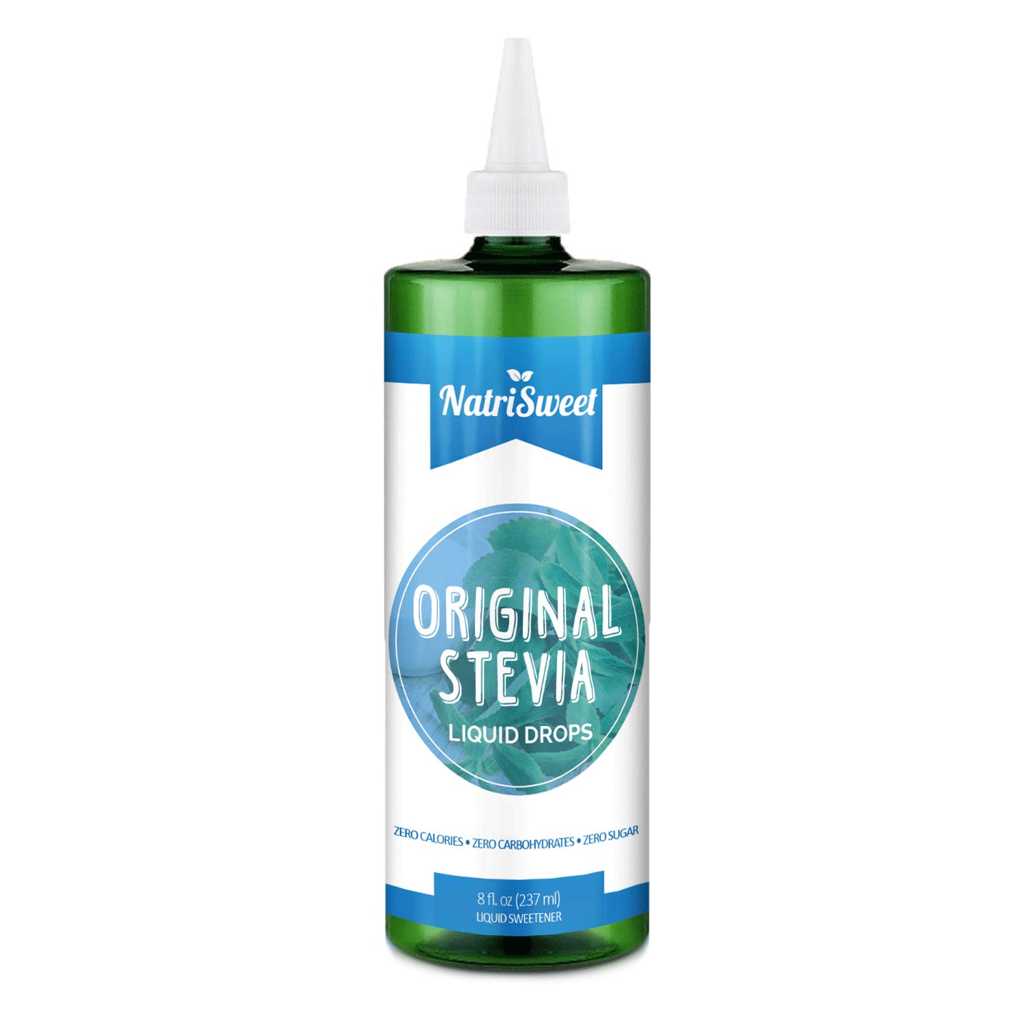 NatriSweet Original Stevia Liquid Drops 8 oz, No Alcohol, Zero 8 Fl Oz
