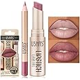 USHAS Lipstick and Lip Liner Combo Set 2 in 1 Waterproof Lipstick for Women Lip liner Set Long Lasting Lipstick, Matte Lipstick Pen with Lip Liner Set Makeup Kits (G5, Pack of 1)