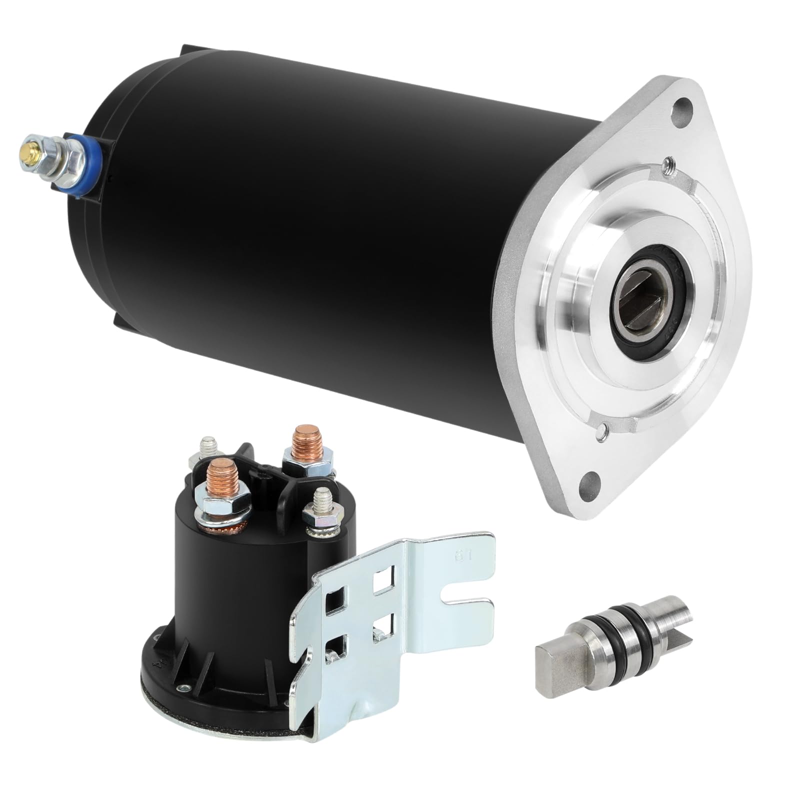 Photo 1 of Hydraulic Power Leveling System KIT for RV Pump Motor, Includes Hydraulic Pump Motor 179327 414850 (with Manual Drive), Sealed Collar Coupling 286722 and Hydraulic Solenoid (with Bracket) 684-1211-212