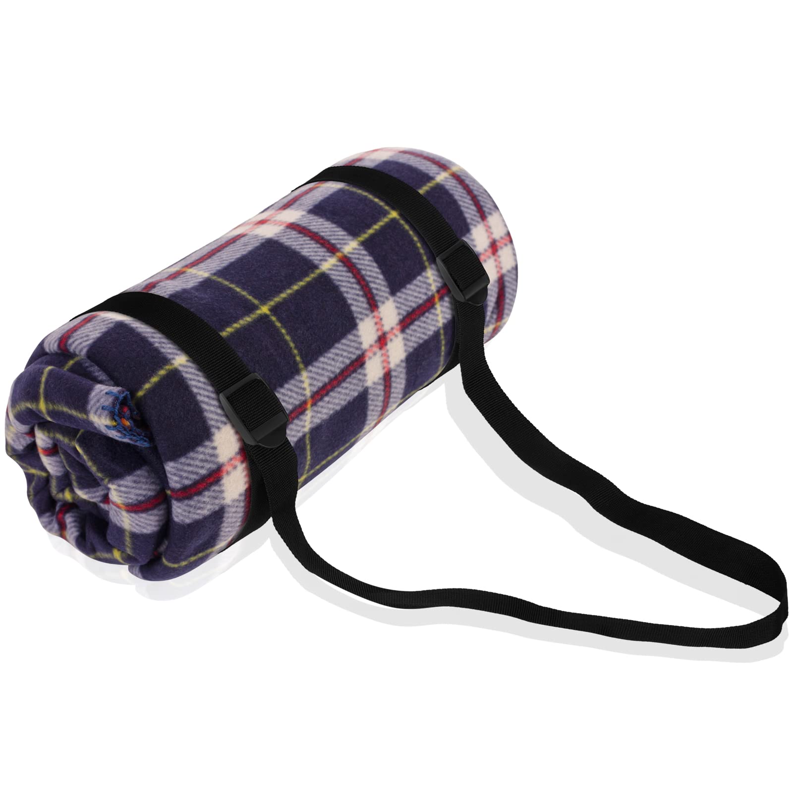 Photo 1 of Boao 2 Pcs Picnic Blanket Carry Strap for Camping Motorcycle Bedroll Outdoor Travel Blanket Roll Straps Picnic Backpack Accessories