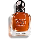 Armani Beauty - Stronger With You Intensely - Cologne for Men - Fougère Ambery Woody Men’s Fragrance - Pink Pepper, Lavender, Vanilla Notes