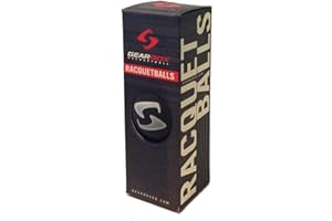Gearbox Racquetball Balls-3 Ball Pack (Black)