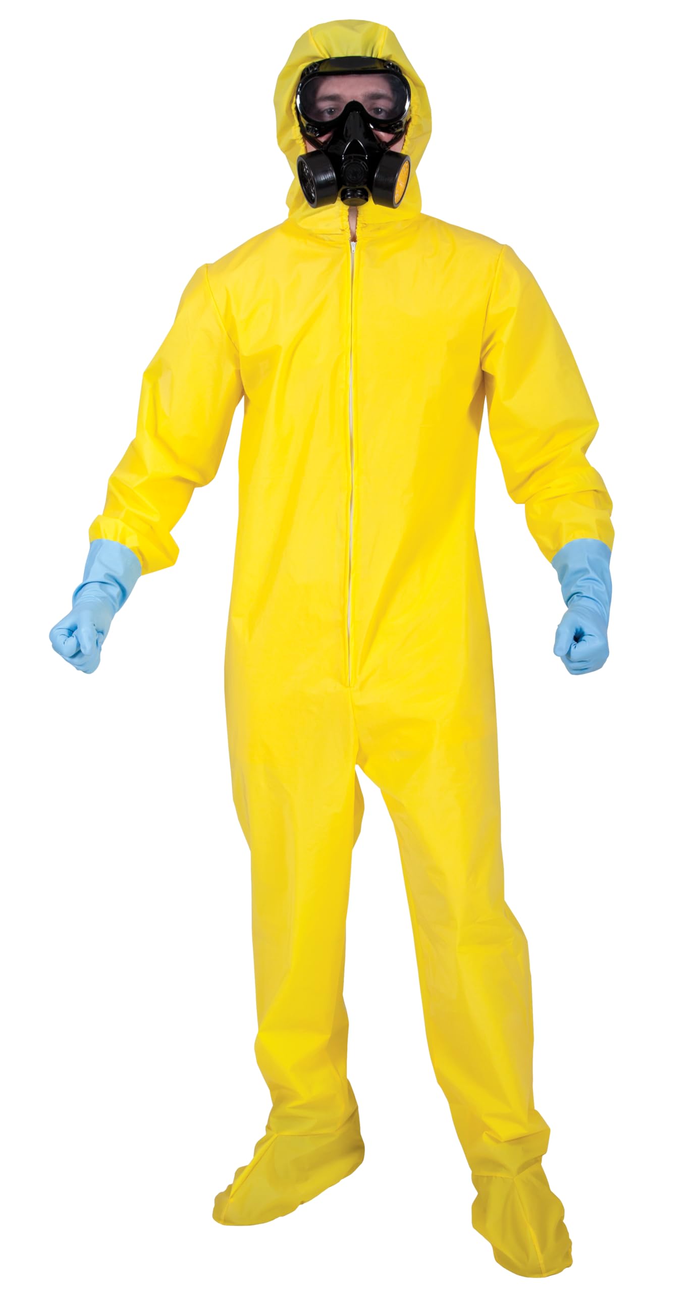 Wicked Costumes Mens Hazmat Suit Fancy Dress Costume - Small