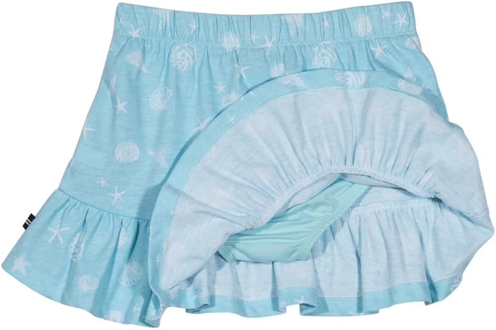 Nautica Girls' Toddler Pull on Fashion Skort, bight Turquoise Shells, 2T: Clothing