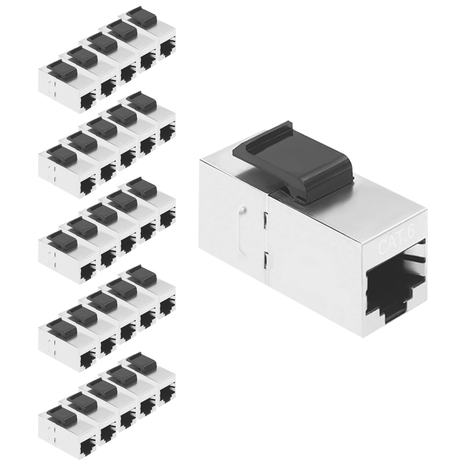 VCE RJ45 Cat6 Shielded in-line Coupler 25-Pack, Cat