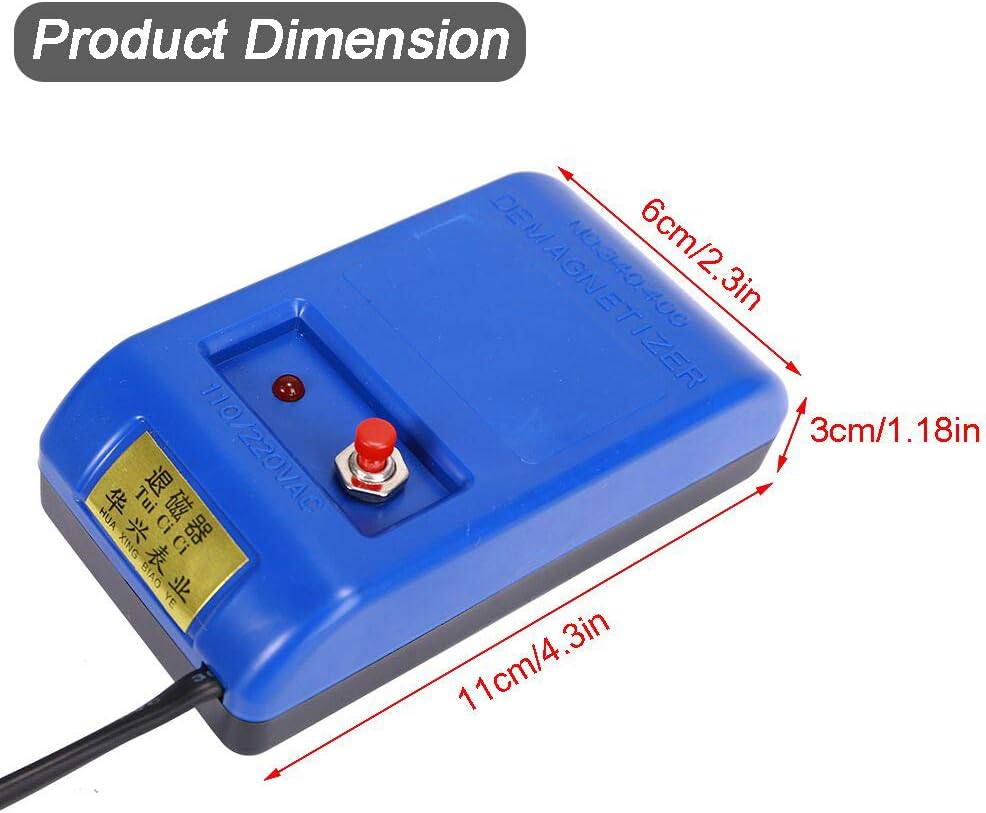 Professional Watch Demagnetizer US Plug 110V, Watch Repair Degaussing Tool Mechanical for Mechanical/Quartz Watch，Ideal Gift for Father's Day XCQ01: Home Improvement