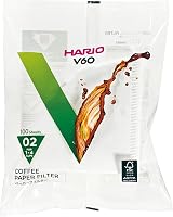 Hario V60 Paper Filters Size 02 White 100 Pack VCF-02-100W view 1