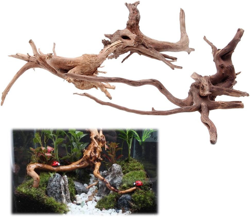 YiFeiCT Wood Natural Trunk Driftwood Tree Aquarium Fish Tank Plant Decoration Ornament