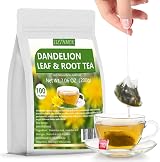 ULTHMOK Premium Dandelion Root & Leaf Tea 100 Bags 7.06 Oz Liver Detox