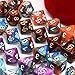 5 Assorted Colors Polyhedral Dice Set for Dungeons and Dragons DnD Pathfinder RPG Role Playing Games with Red Drawstring Dice Bag (Total 5 Sets)