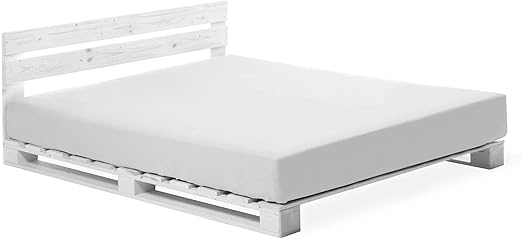 Paletti Palettenbett Inklusive Kopfteil Massivholzbett Holzbett Bett Aus Paletten Mit 11 Leisten Palettenmobel Made In Germany Amazon De Kuche Haushalt