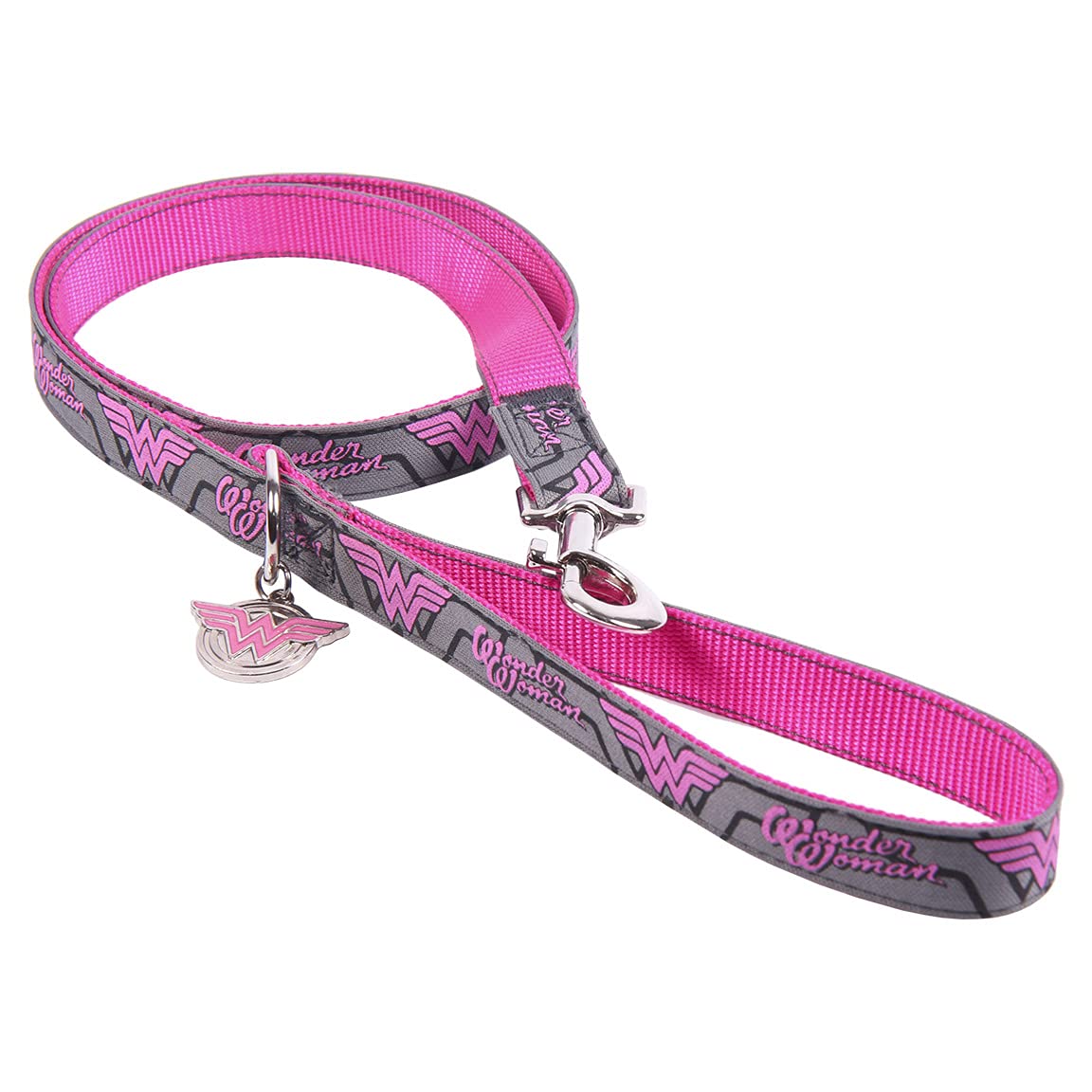 CERDÁ LIFE'S LITTLE MOMENTS - For Fan Pets | Wonder Woman Superheroes Dog Leash - Officially Licensed DC Comics