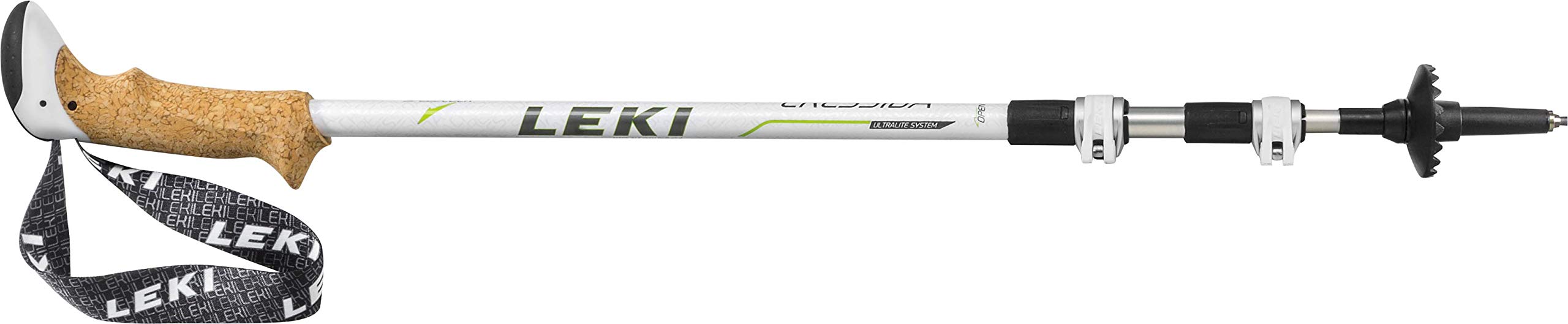 Leki Women's Cressida Poles - Nacre/Green/Anthracite, Size 64-125