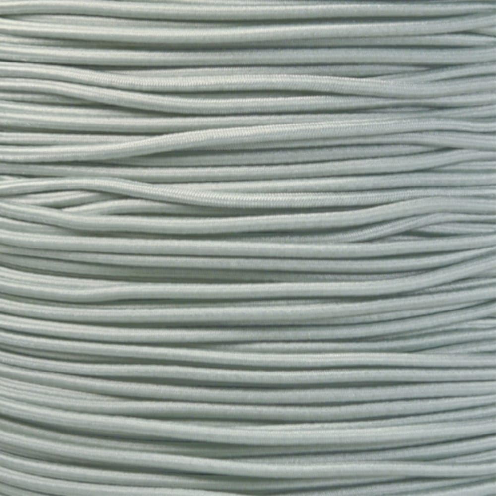 PARACORD PLANET 25 Feet 1/8" Shock Cord Silver Grey