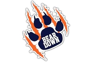 IUSOT Bear Football Chicago City Sport Car Bumper Sticker Decal 4'' X 5''