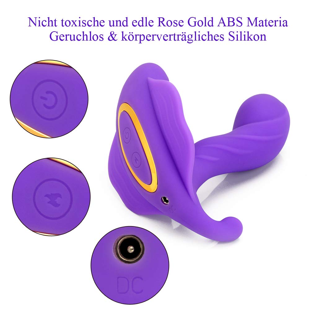 Vibrador sexual para mujeres, Vibradores portátiles inalámbricos, bragas vibrantes, estimulación del clítoris, impermeable silencioso 10 patrones juguetes eróticos para parejas