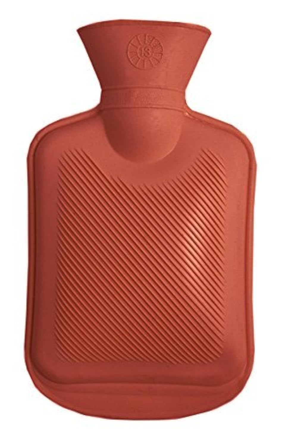 Vagabond Single Side Ribbed Red 0.5 Litre Hot Water Bottle