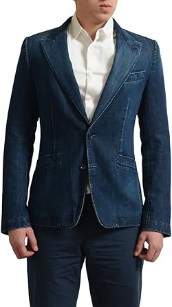 men's denim sport coat blazer