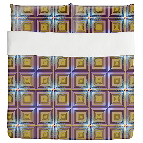 Subwoover Duvet Bed Set 3 Piece Set Duvet Cover - 2 Pillow Shams - Luxury Microfiber, Soft, Breathable