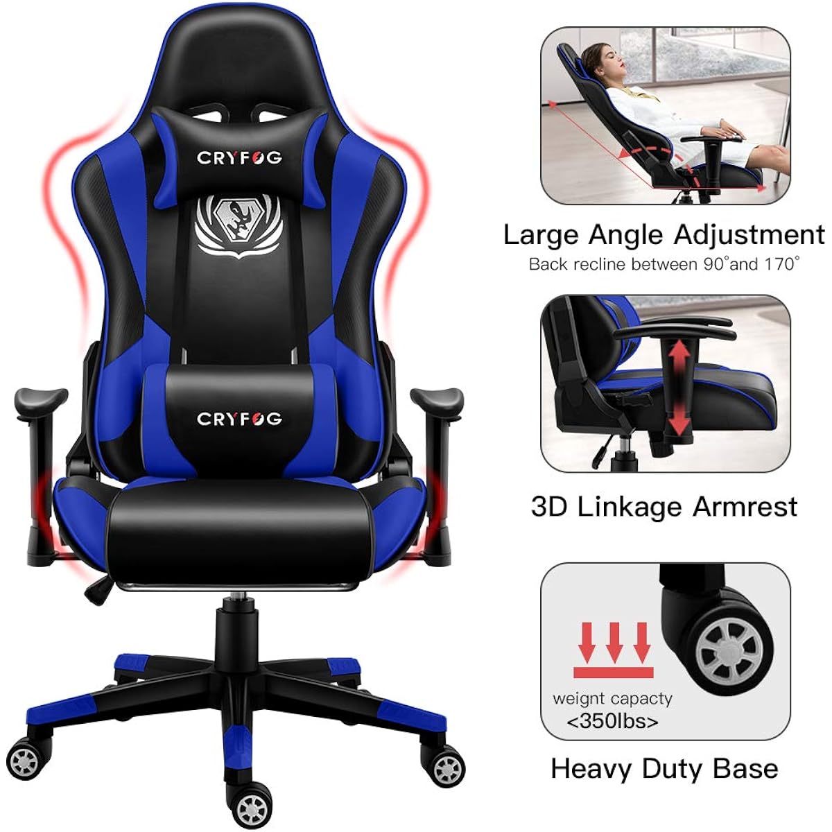 Cryfog gaming chair review Clearance