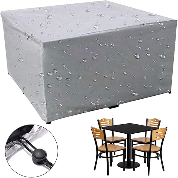DZKU Fundas Muebles Jardin Impermeable Funda Mesa Jardin Lonas