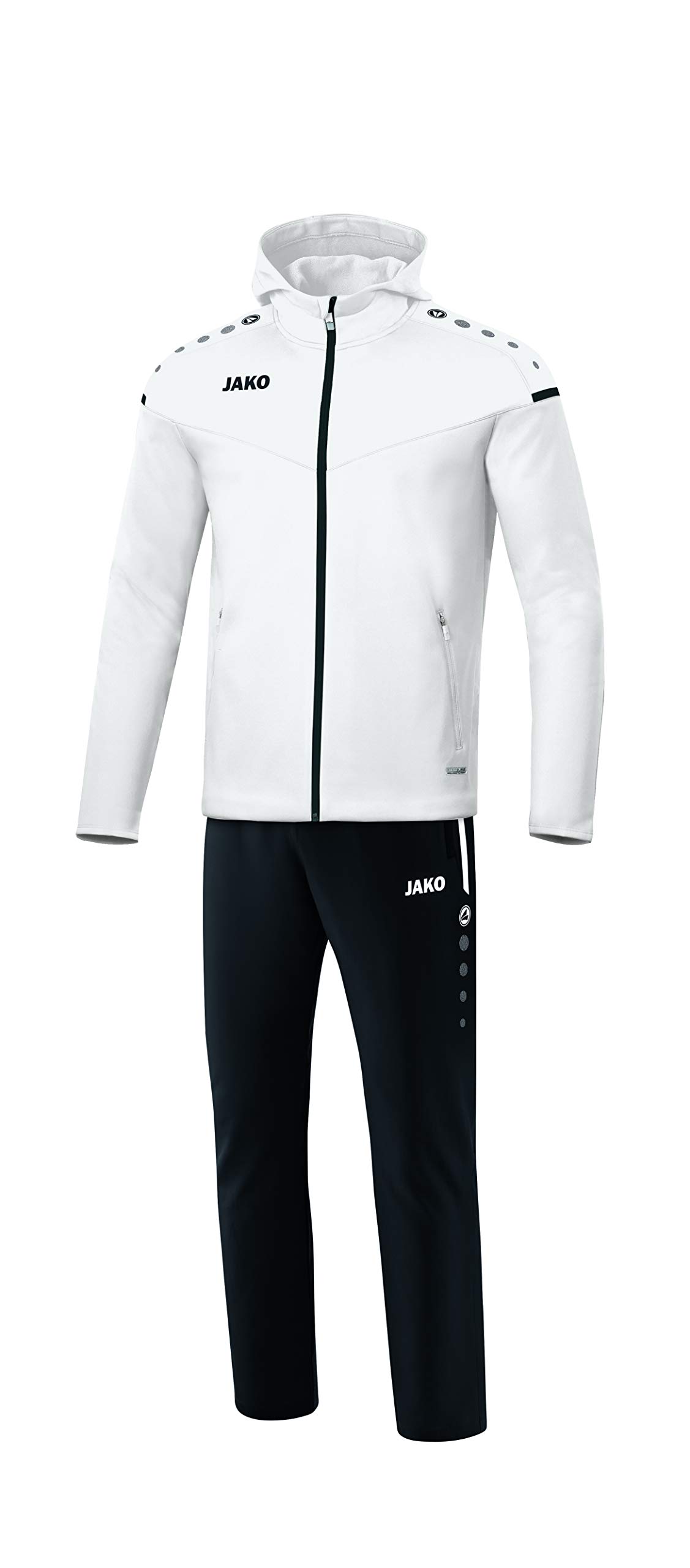 JAKO Champ 2.0 M9620 Children's Tracksuit with Hood White 152