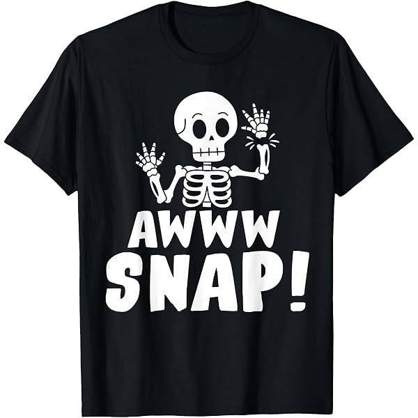 T-shirt Halloween Squelette T-shirt Skeleton 'Oh Look Nobody Gives A' - Parfait Pour Halloween, 100% Coton Gildan T-shirt Décalé Noir Blanc
