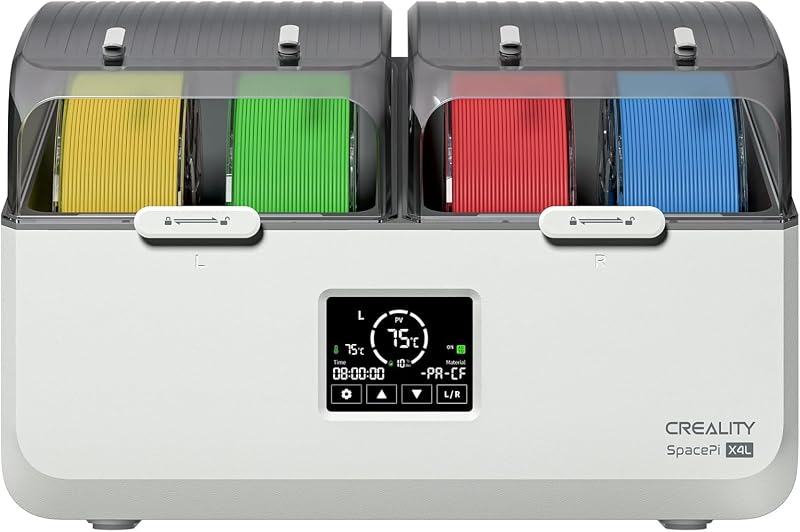 Creality Space Pi X4 Filament Dryer Box 4 Spools Dual Heaters 75C Dehumidify