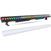 OPPSK 120W 36LED Stage Wash Light Bar with Detachable Cover by DMX Control | RGBW, Chasing Function, 41 Static Colors &amp; 56 Shows, LED Beam Light for Wedding Church DJ Live Events Lighting