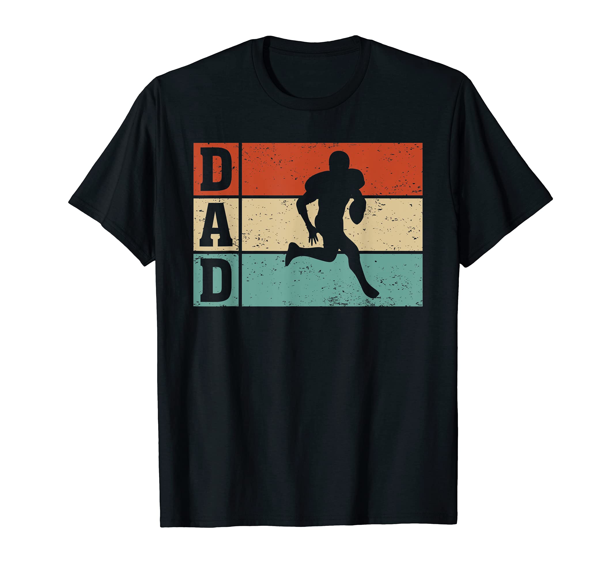 Vintage Retro Dad Football Father's Day T-Shirt
