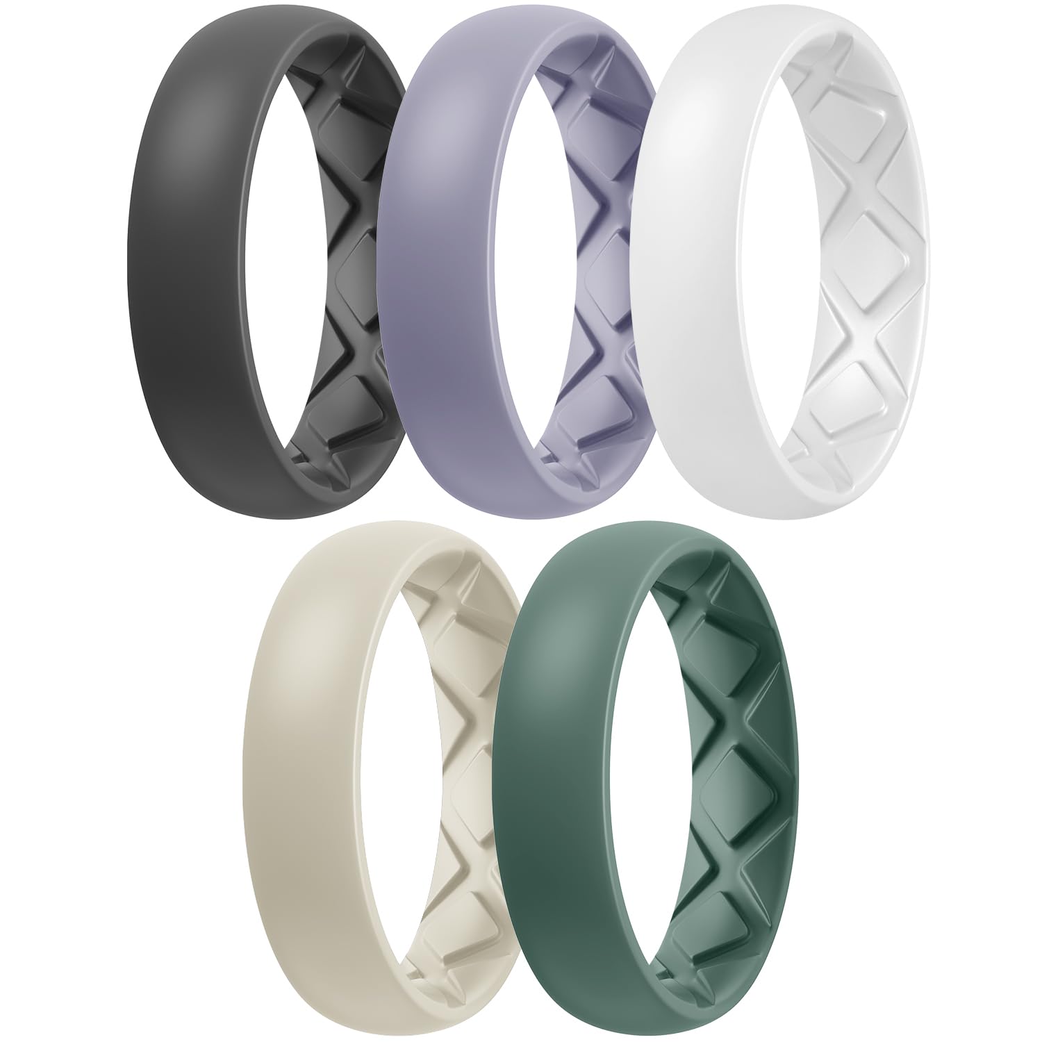 Egnaro Women’s Silicone Engagement Rings, Inner
