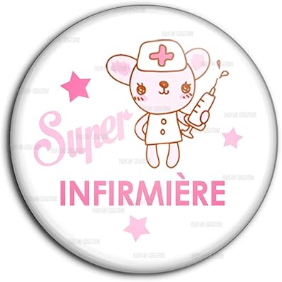 Télécharger gratuitement Images Badge 38mm Super Infirmiere Peluche Fond Blanc Idee Cadeau actualisé par