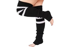 Plus Size Leg Warmers for Women, Long Knit Leg Warmers Over Knee Thigh High Sock