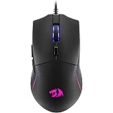Redragon M730 Wired RGB Gaming Mouse 10K DPI Lightweight Remapping Keys | Stable Lag-Free Connection, Redefine Keybinding Macro, Vibing Backlight, Ergonomic Grip Body Comfort