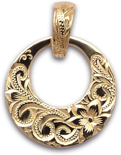 Amazon ハワイアンジュエリー ネックレス あなたとの出会いを大切にしたい一期一会ペンダントトップ ラウンドサークル K14ゴールド Apd1080 ネックレス 通販